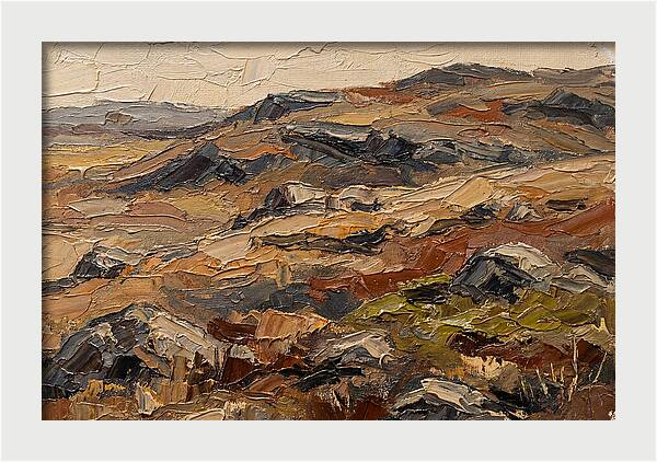 Tundra Landscape In Earthy Tones