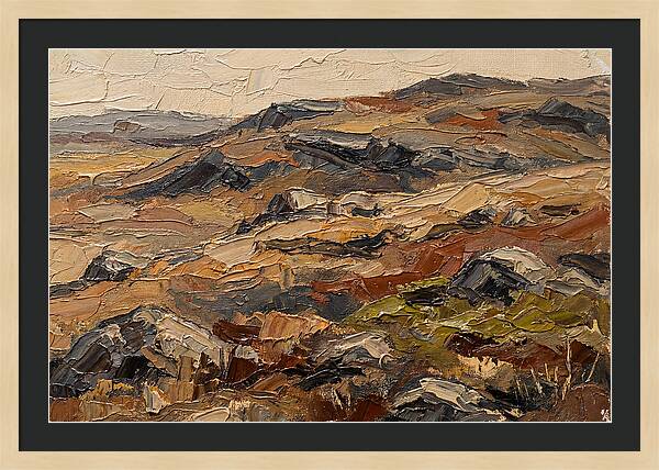 Tundra Landscape In Earthy Tones