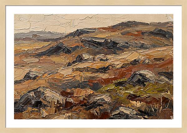 Tundra Landscape In Earthy Tones
