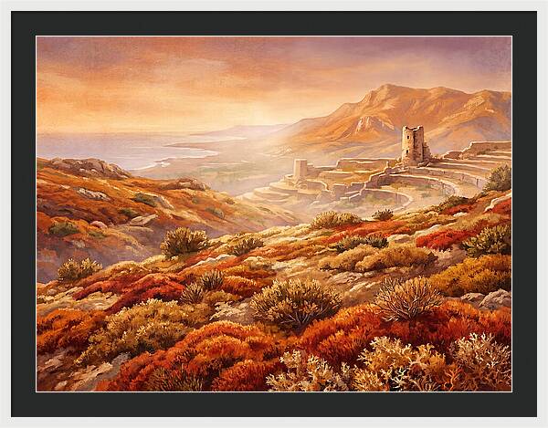 Tundra Moss Landscape At Dusk