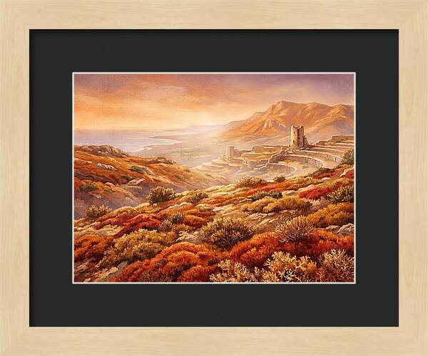 Tundra Moss Landscape At Dusk