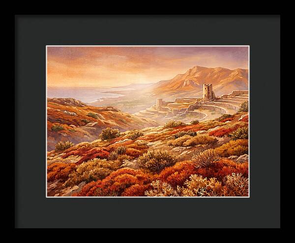 Tundra Moss Landscape At Dusk