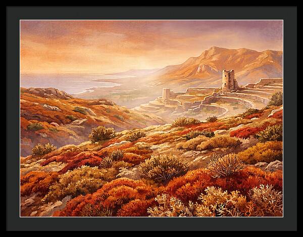 Tundra Moss Landscape At Dusk