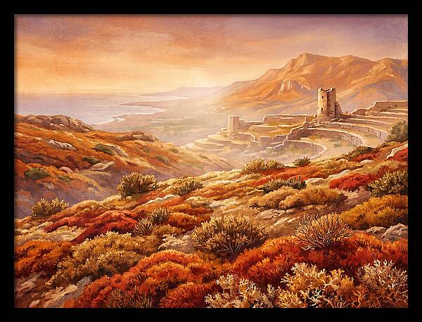 Tundra Moss Landscape At Dusk