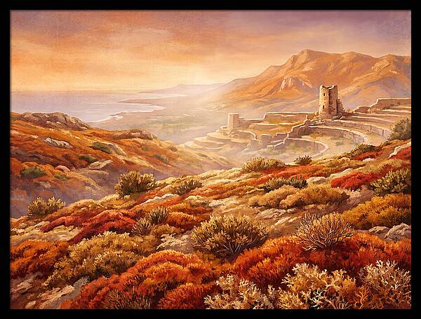 Tundra Moss Landscape At Dusk
