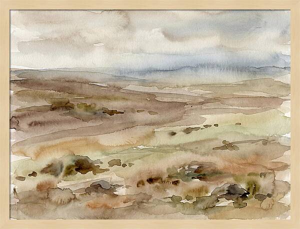 Tundra Serenity In Watercolor