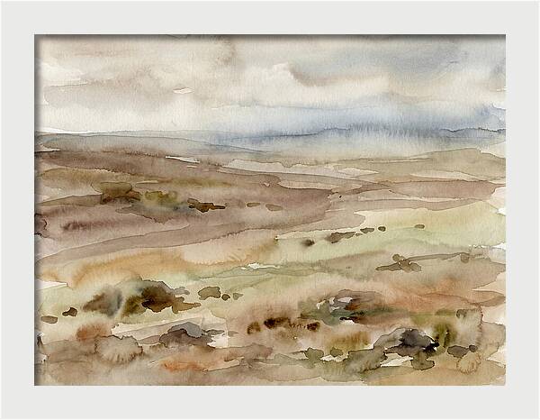 Tundra Serenity In Watercolor