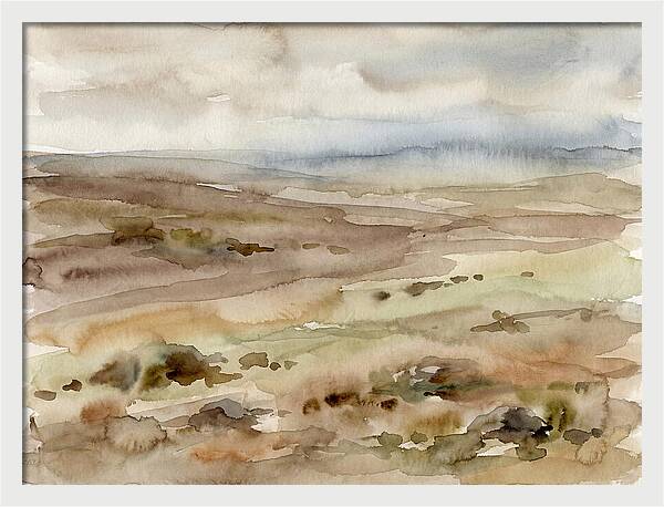 Tundra Serenity In Watercolor