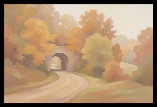 Tunnel Of Golden Autumn