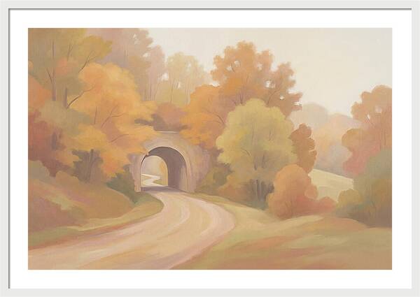 Tunnel Of Golden Autumn