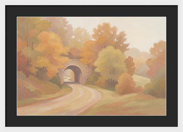 Tunnel Of Golden Autumn