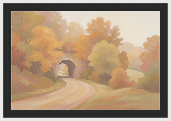 Tunnel Of Golden Autumn