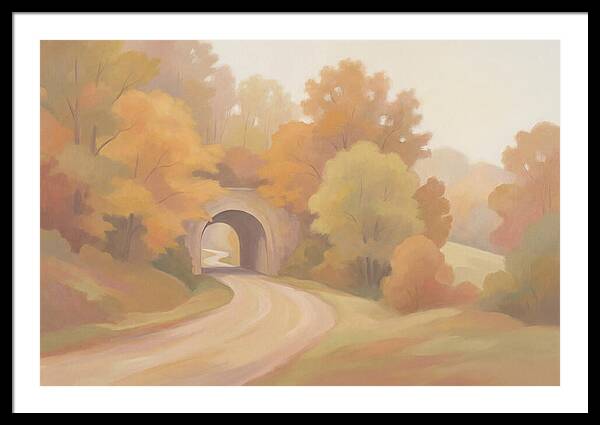 Tunnel Of Golden Autumn