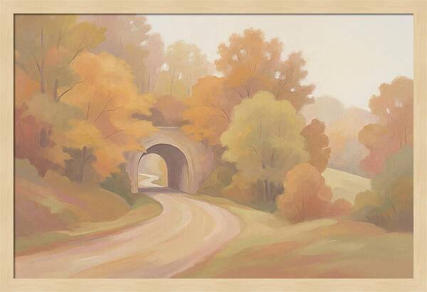 Tunnel Of Golden Autumn