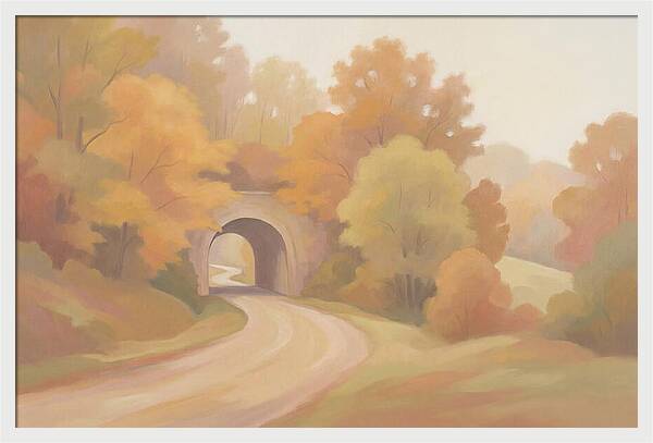 Tunnel Of Golden Autumn