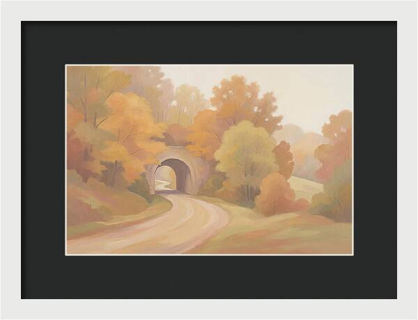 Tunnel Of Golden Autumn