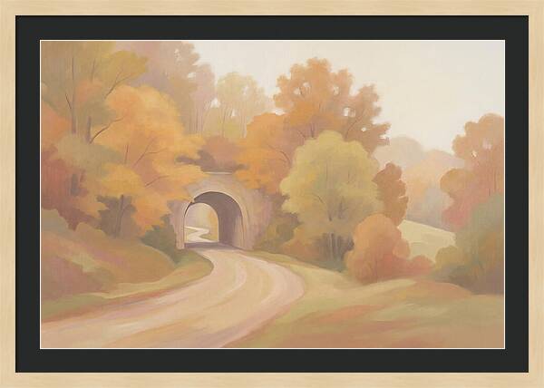 Tunnel Of Golden Autumn