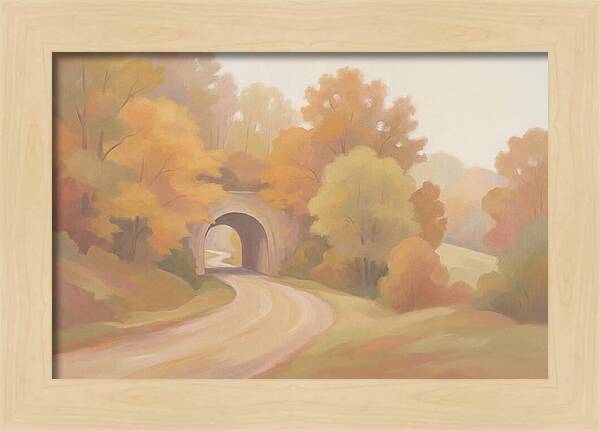 Tunnel Of Golden Autumn