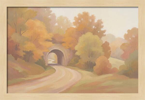 Tunnel Of Golden Autumn