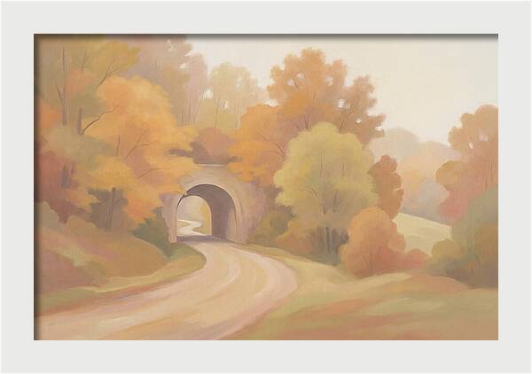 Tunnel Of Golden Autumn