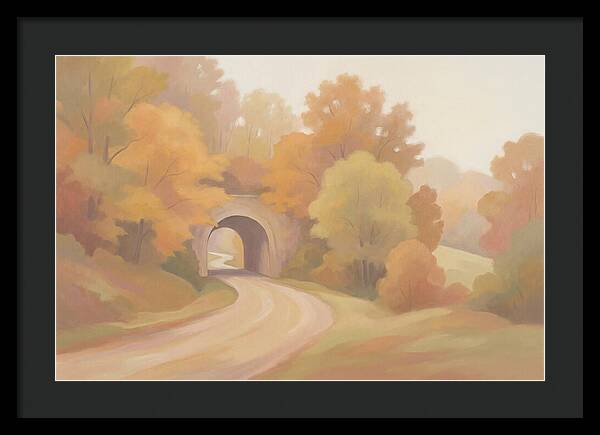 Tunnel Of Golden Autumn