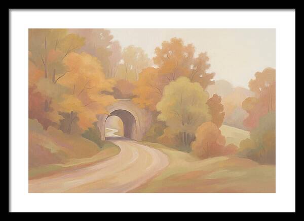 Tunnel Of Golden Autumn