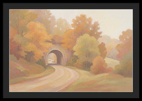 Tunnel Of Golden Autumn