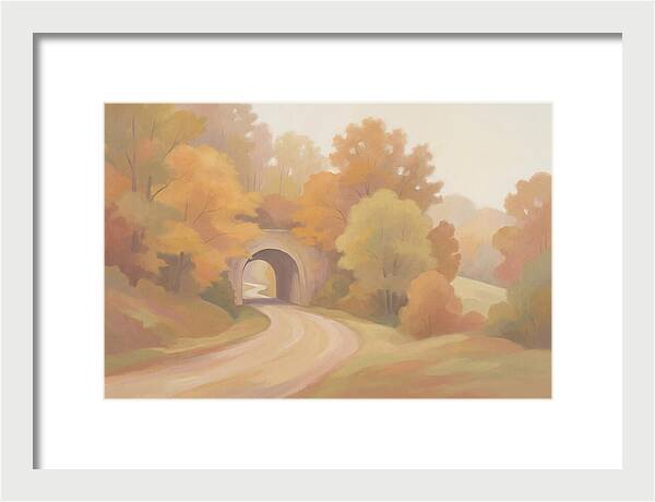 Tunnel Of Golden Autumn
