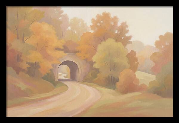 Tunnel Of Golden Autumn