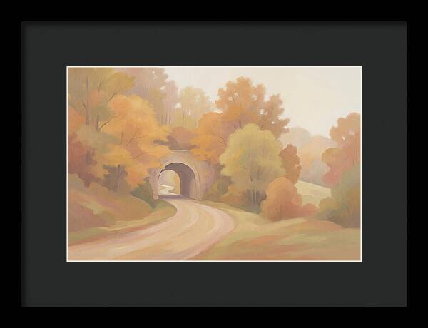 Tunnel Of Golden Autumn