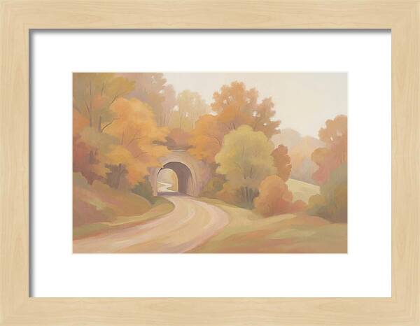 Tunnel Of Golden Autumn