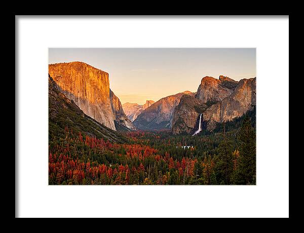 Tunnel View At Golden Hour