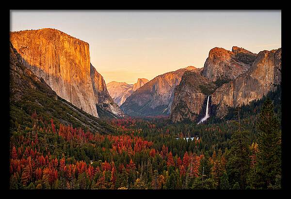Tunnel View At Golden Hour