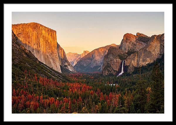 Tunnel View At Golden Hour