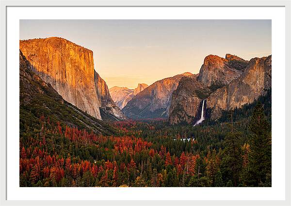 Tunnel View At Golden Hour