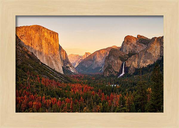 Tunnel View At Golden Hour