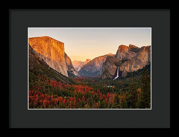Tunnel View At Golden Hour
