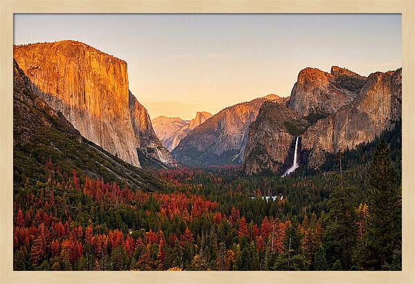 Tunnel View At Golden Hour