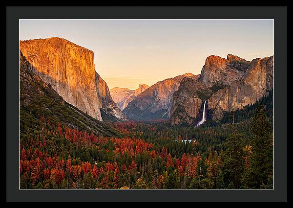 Tunnel View At Golden Hour