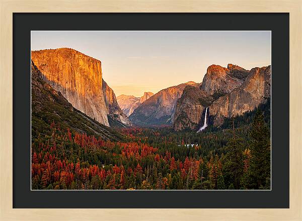 Tunnel View At Golden Hour