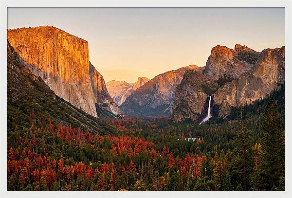 Tunnel View At Golden Hour