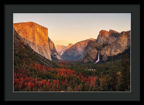 Tunnel View At Golden Hour