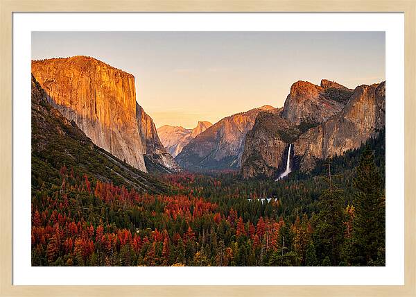 Tunnel View At Golden Hour