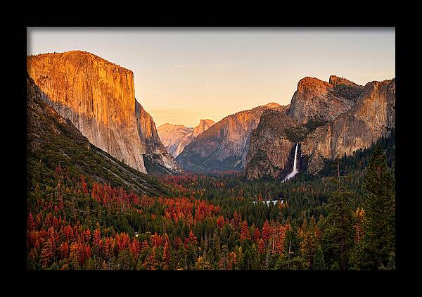 Tunnel View At Golden Hour