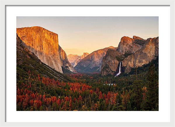 Tunnel View At Golden Hour