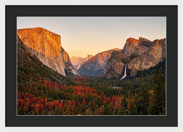 Tunnel View At Golden Hour