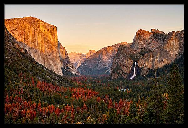 Tunnel View At Golden Hour