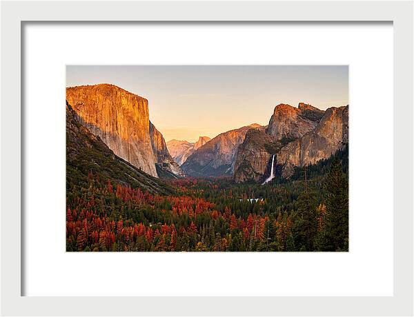 Tunnel View At Golden Hour