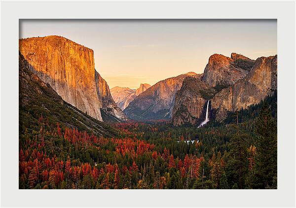 Tunnel View At Golden Hour