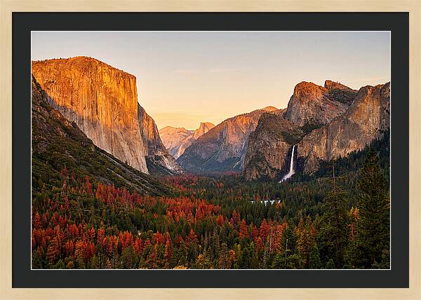Tunnel View At Golden Hour